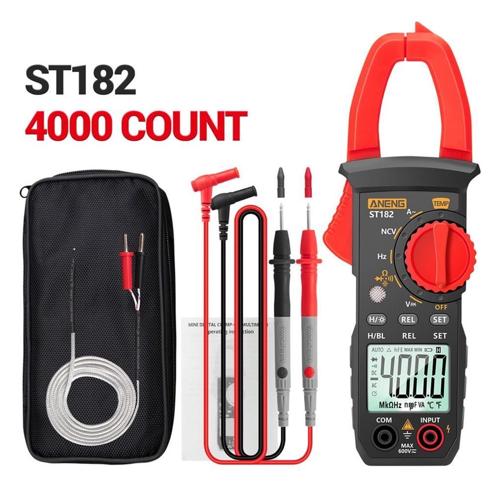 St182 Digital Clamp Meter Ac Current Multimeter Dc/ac Amp