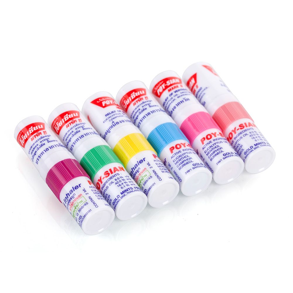 Mint Stuffy Anti Thailand Plaster Cylinder 5 Cure Ifory Fatigue Relief Nasal Brain Pieces Refresh Nose Pain Inhaler Rhinitis