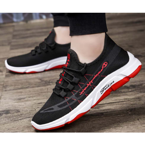Men's Woven Mesh Breathable Sneakers