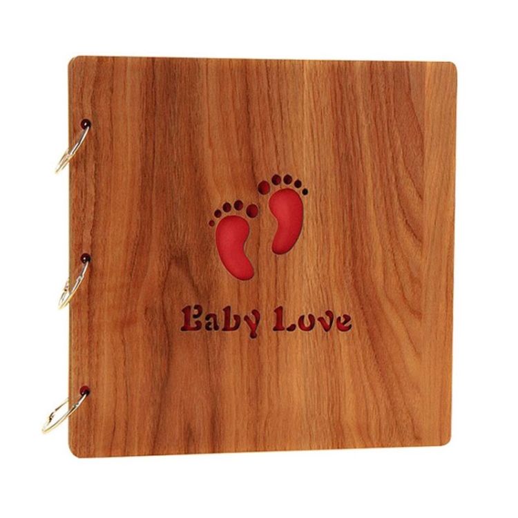 16 Inch Wooden Handmade DIY Sticky Photo Album