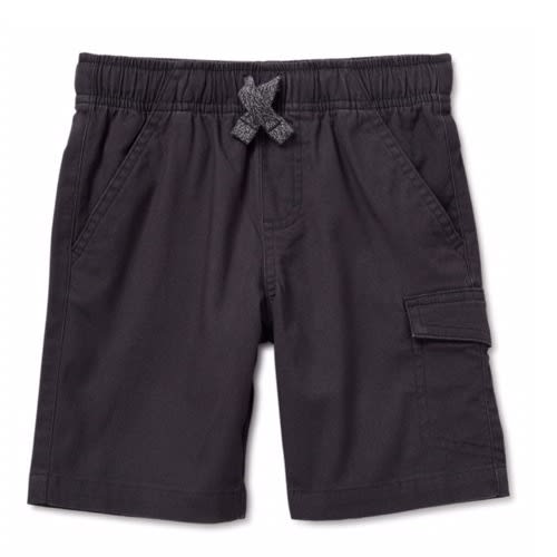 365 Kids Boys Solid Cargo Shorts &ndash; Dark Grey