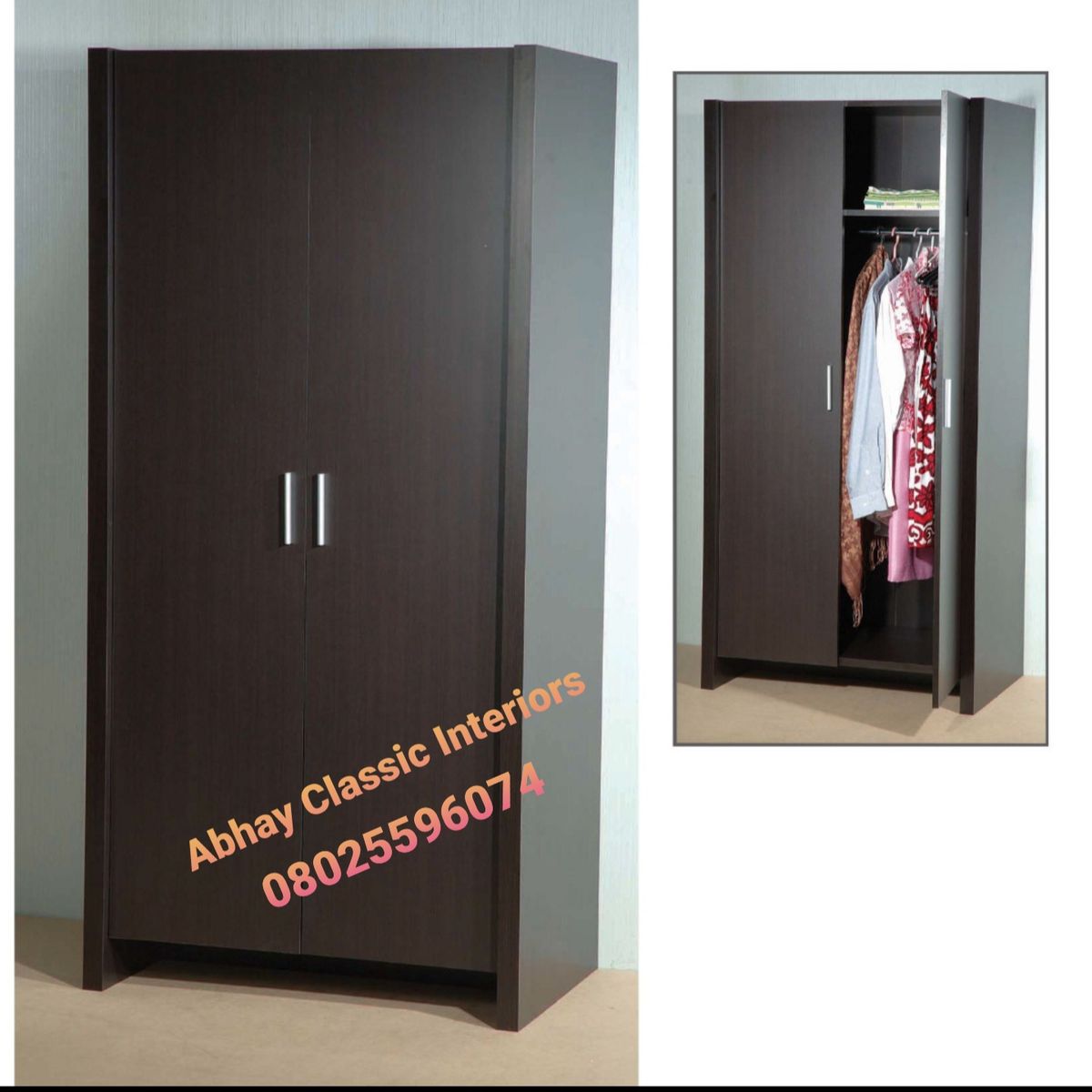 3*6ft Wardrobe Of Folding&hanging (Lagos,Ibadan, ABk)