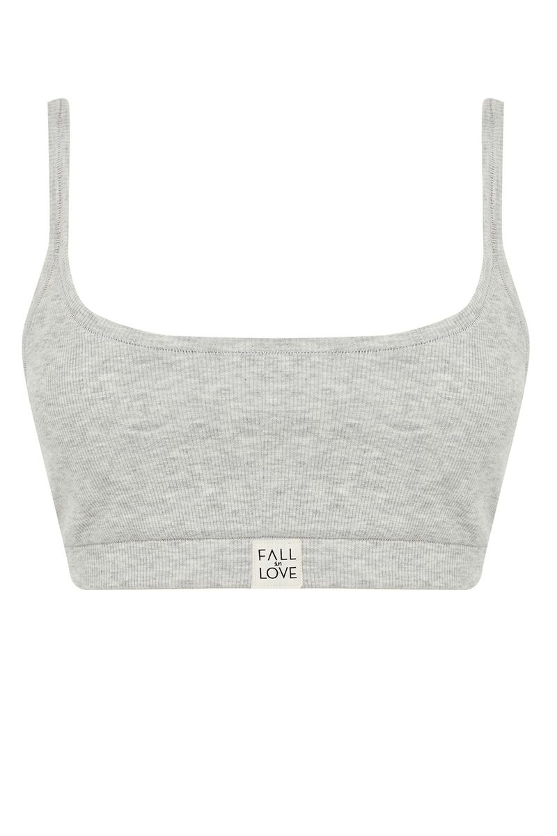 Woman Bralette Bra-Grey