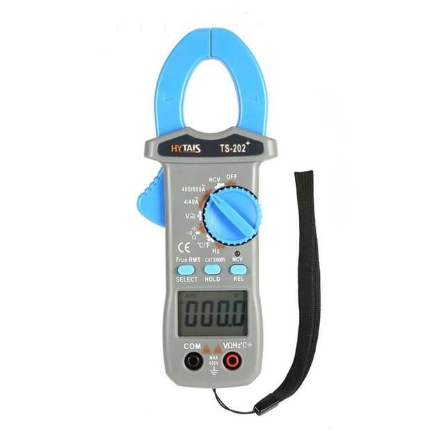 Ts202 Digital Clamp Meter True Rms Multimeter Frequency Ncv