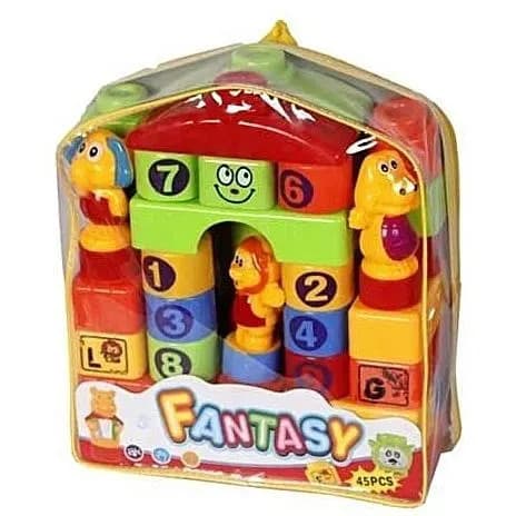 Educational Building Blocks - 45 Pcs