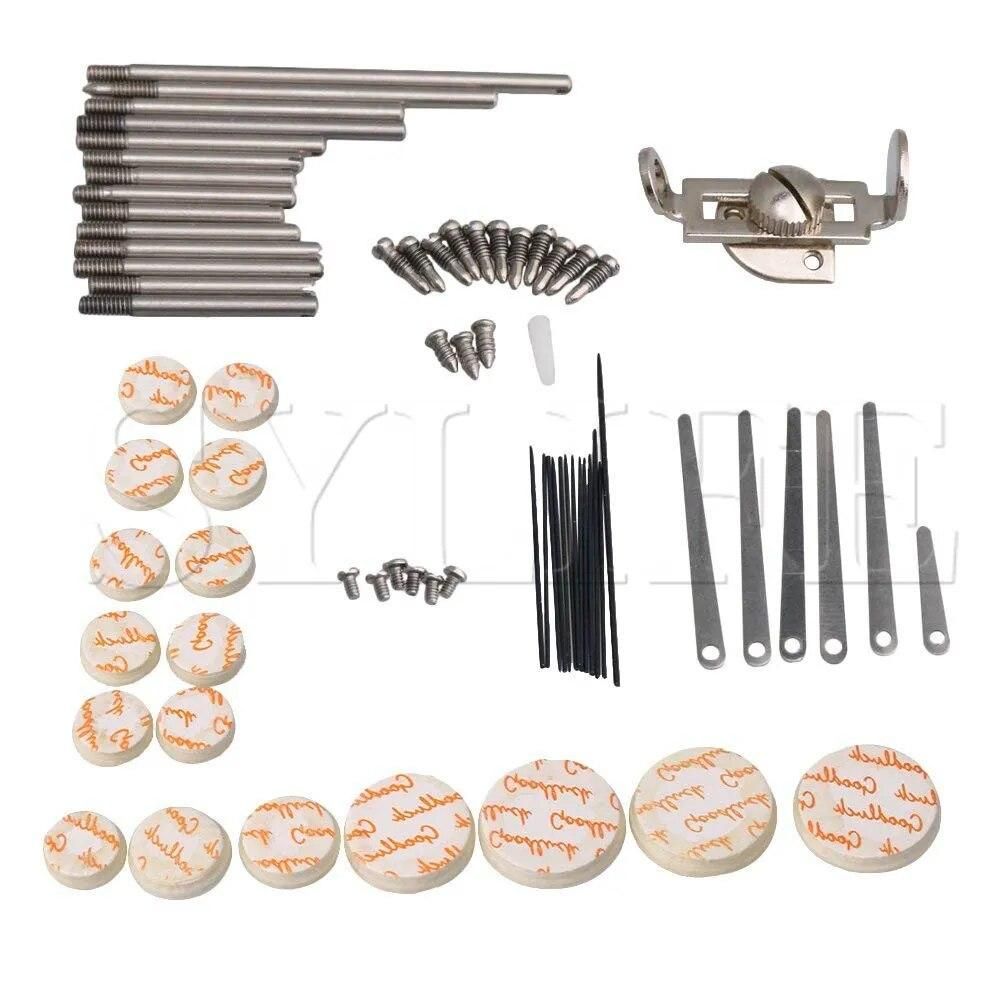 DIY Clarinet Repair Tool Kit Maintenance Parts Reed Top Screw Finger Support Key Shaft Top Screw Reed Pin Type A