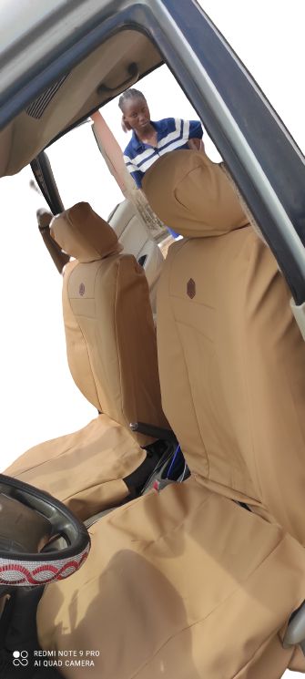 DIGNIFYING  AND EXECUTIVE 5-SEATER CAR SEAT COVER-brown