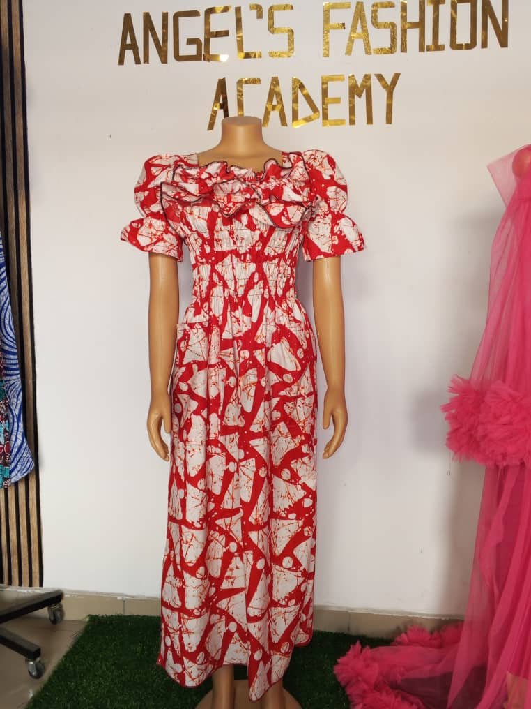 Adorable Ladies Ankara Gown (Comes In Different Colours)