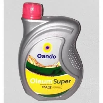 Oando Engine Motor Oil Oleum Super Sae 40 - 1litre