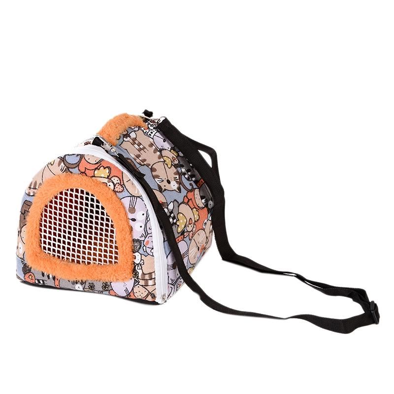 Portable Small Animals Hedgehog Hamster Carrier Bag Outdoor