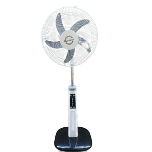 3in1 Solar Rechargeable Standing Fan With Bulbs