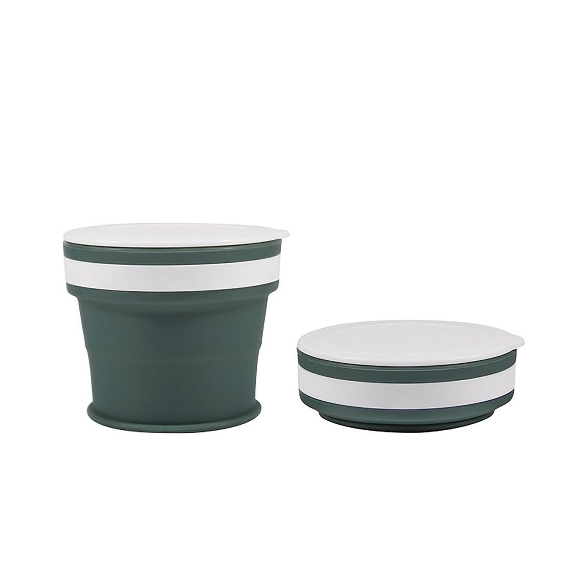 170ml270ml350ml Water Cup Collapsible BPA Free Coffee Mug Atrovirens