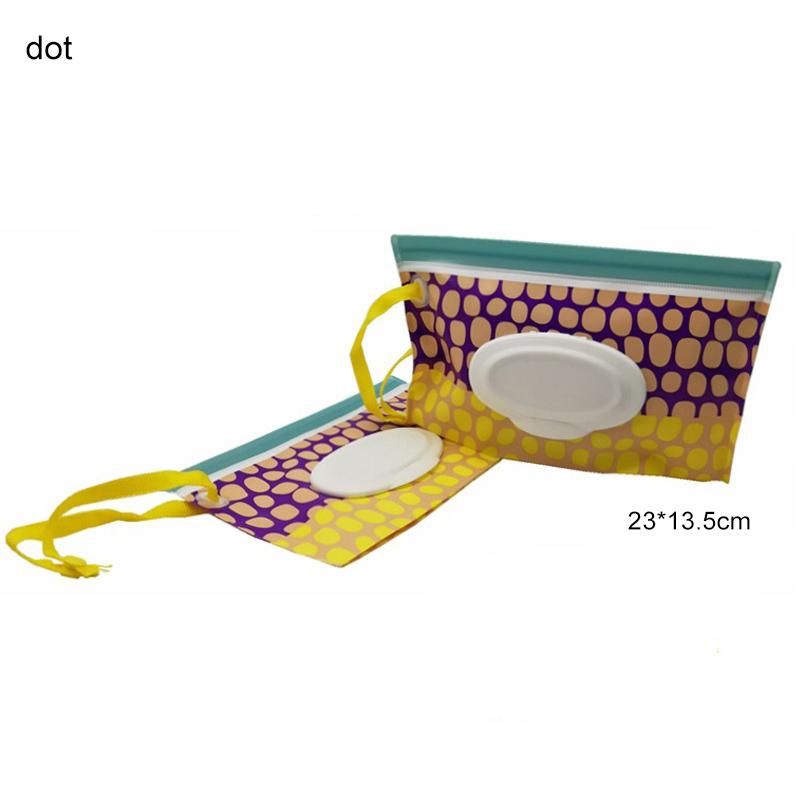 Portable Baby Wet Wipes Box Snap-Strap Wipes Container Cases Eco-friendly Outdoor Wet Wipes Bag Cosmetic Cleaning WipesPouch