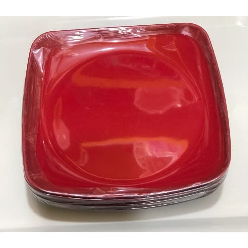 Flat Ceramic Unbreakable Plates - Set Of 6 - 8.2"
