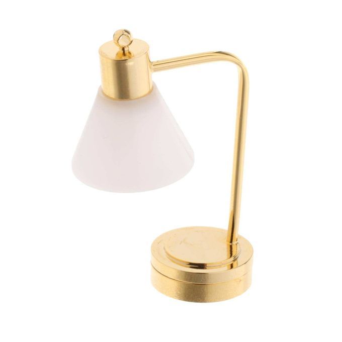 Vintage Style 1;12 Wall Light Room Furniture Toy Battery White