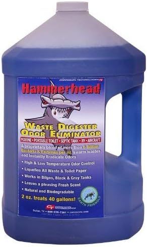 1 Gallon Of  Hammerhead Waste Digester / Odor Eliminator