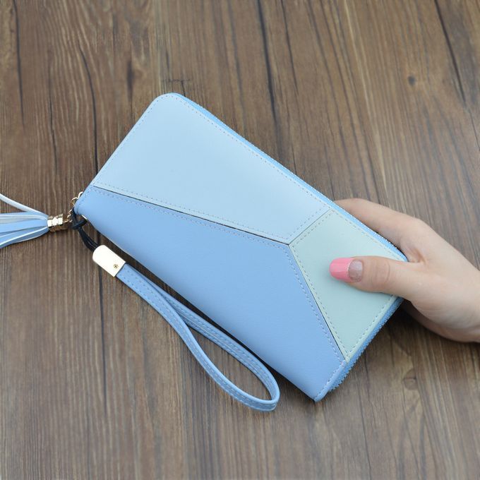 Ladies Clutch Long Zipper Wallet For Women - Mini Purse