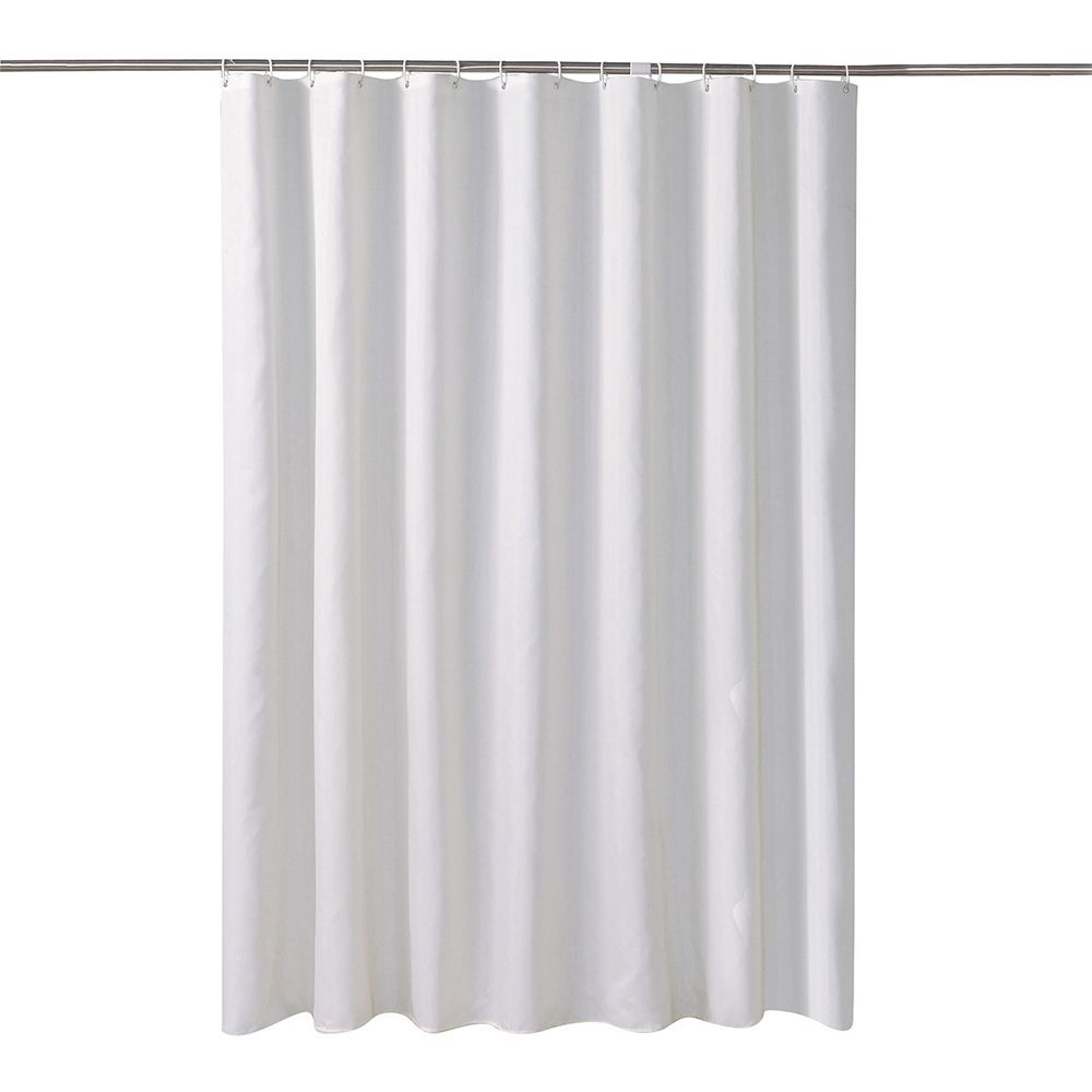 1PC Shower Curtain Household Plain Color Thickened