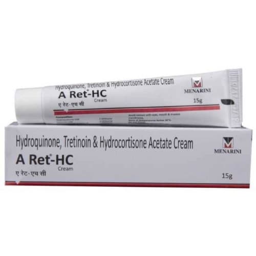 A Ret-hc Hydroquinone /Tretinon & Hydrocortisone Acetate Cream - 15g