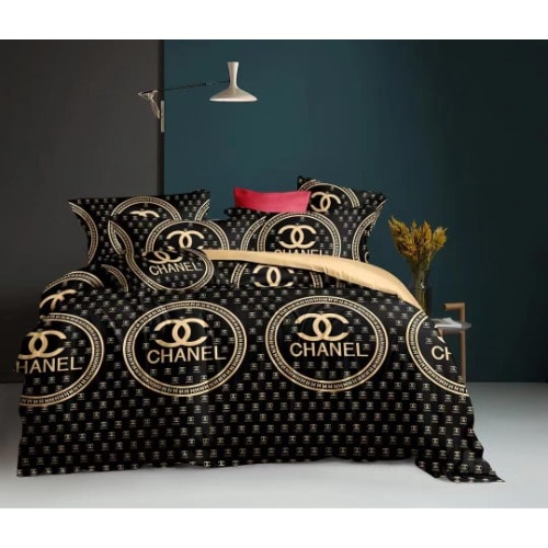 Chanel Inspired Duvet With 4 Pillowcases