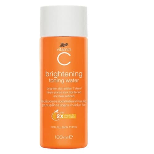 Toner Face Clean Toning Water Boots Vit C Brightening Skin Tighten Pores 100ml