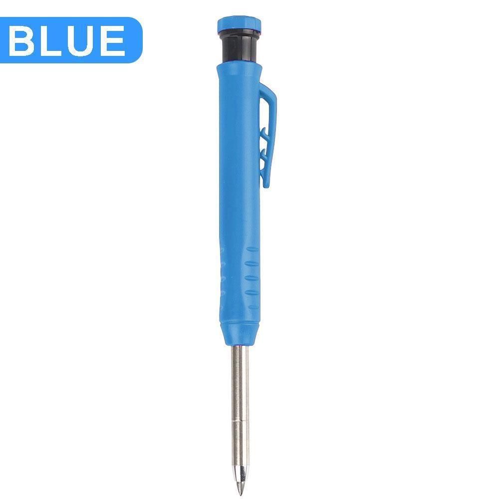 1PC Pencil Marker with Built-in Sharpener Blue
