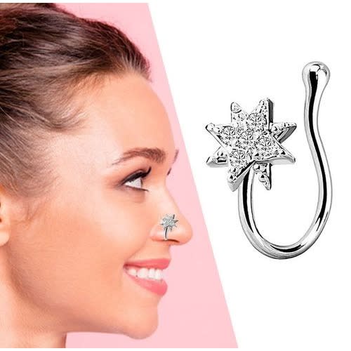 Nose Septum Ring- Silver Plated