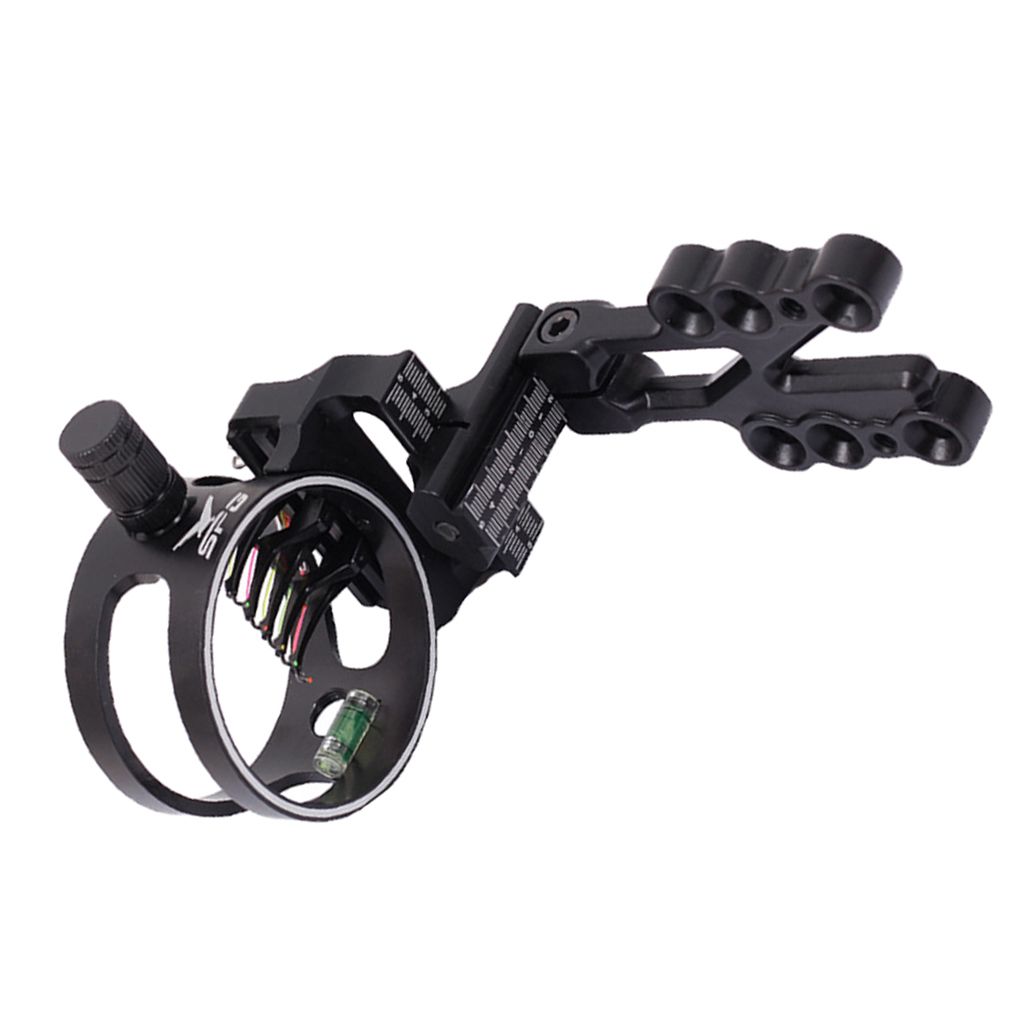 Archery 0.019'' Bowsight Compound Bow Sight Aluminum Alloy For Hunting