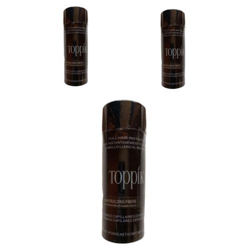 3pcs Dark Brown Hair Building Fibers