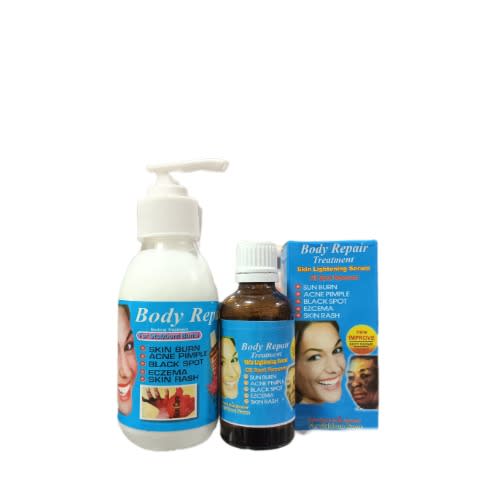 Body Repair - Skin Lightening Cream - 200ml And Serum - 50ml