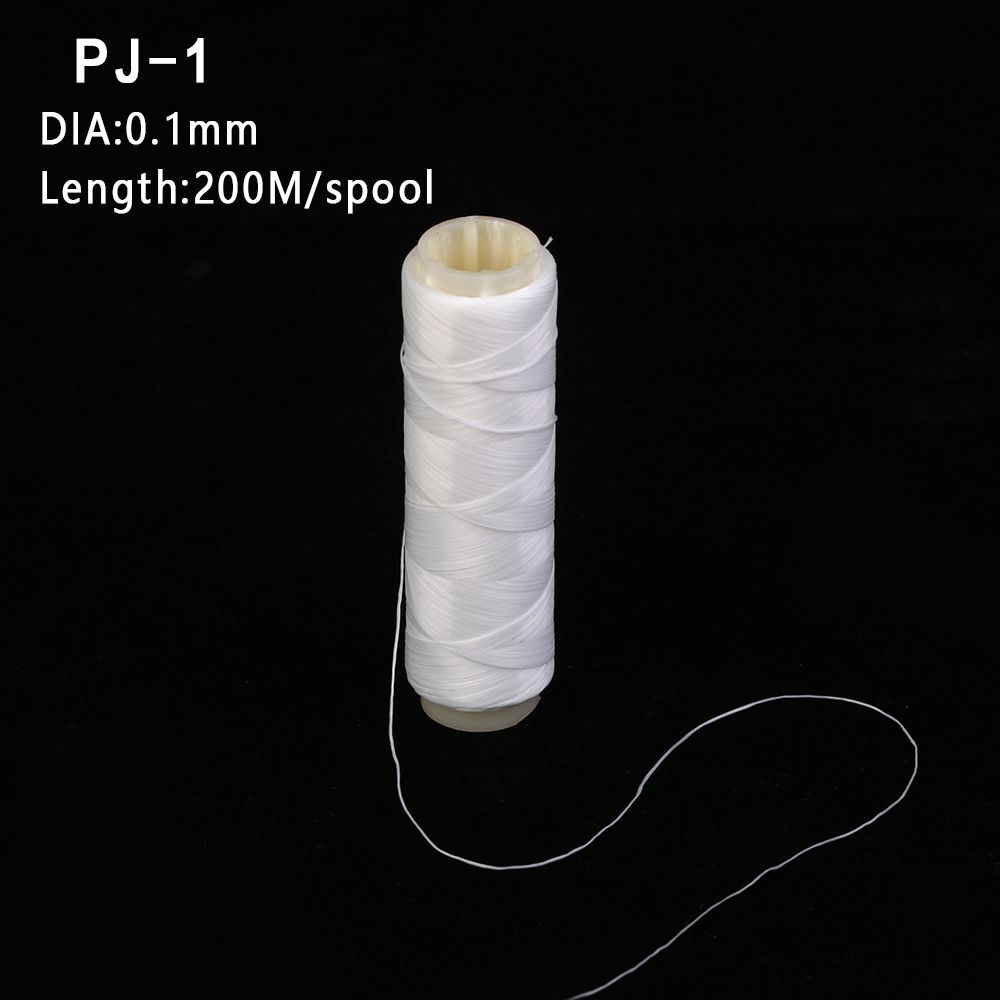 1PC High Tensile PE Nylon Fishing Line Elastic Thread Spool Invisible Wire Polyester Bait String Monofilament Strong Rope Cord 200M PJ-1
