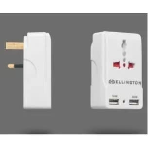 Ellington Adaptor With 2 Usb.