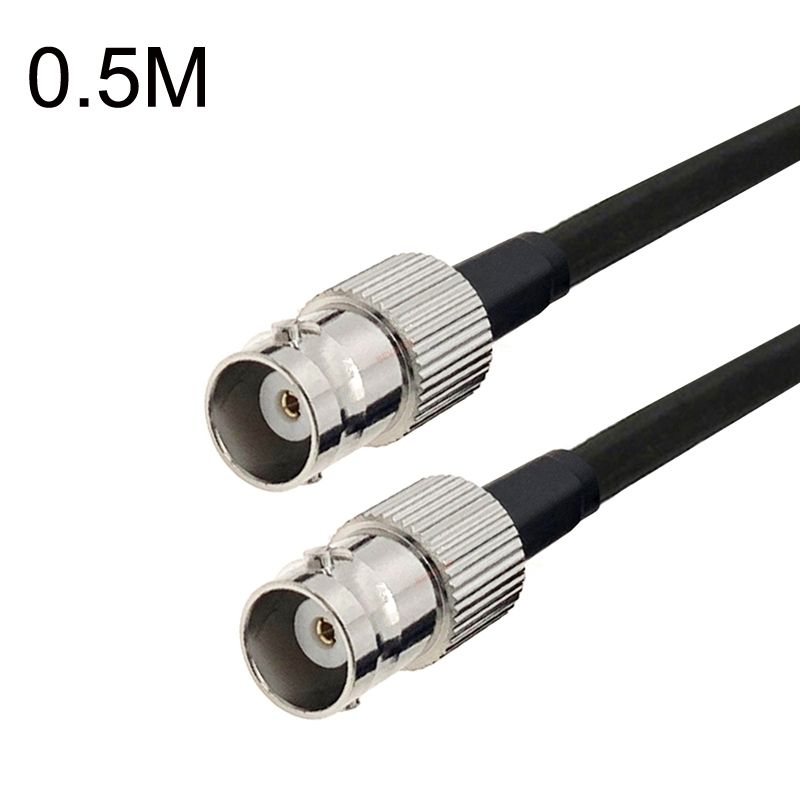 BNC Female To BNC Female RG58 Cable, Cable Length:0.5m