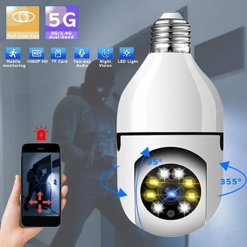 1080P HD E27 WiFi IP PTZ Surveillance Camera