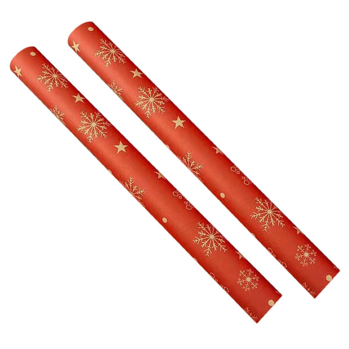 Festive Christmas Gift Wrap 2-pack Festive Xmas Wrapping for Gift Red