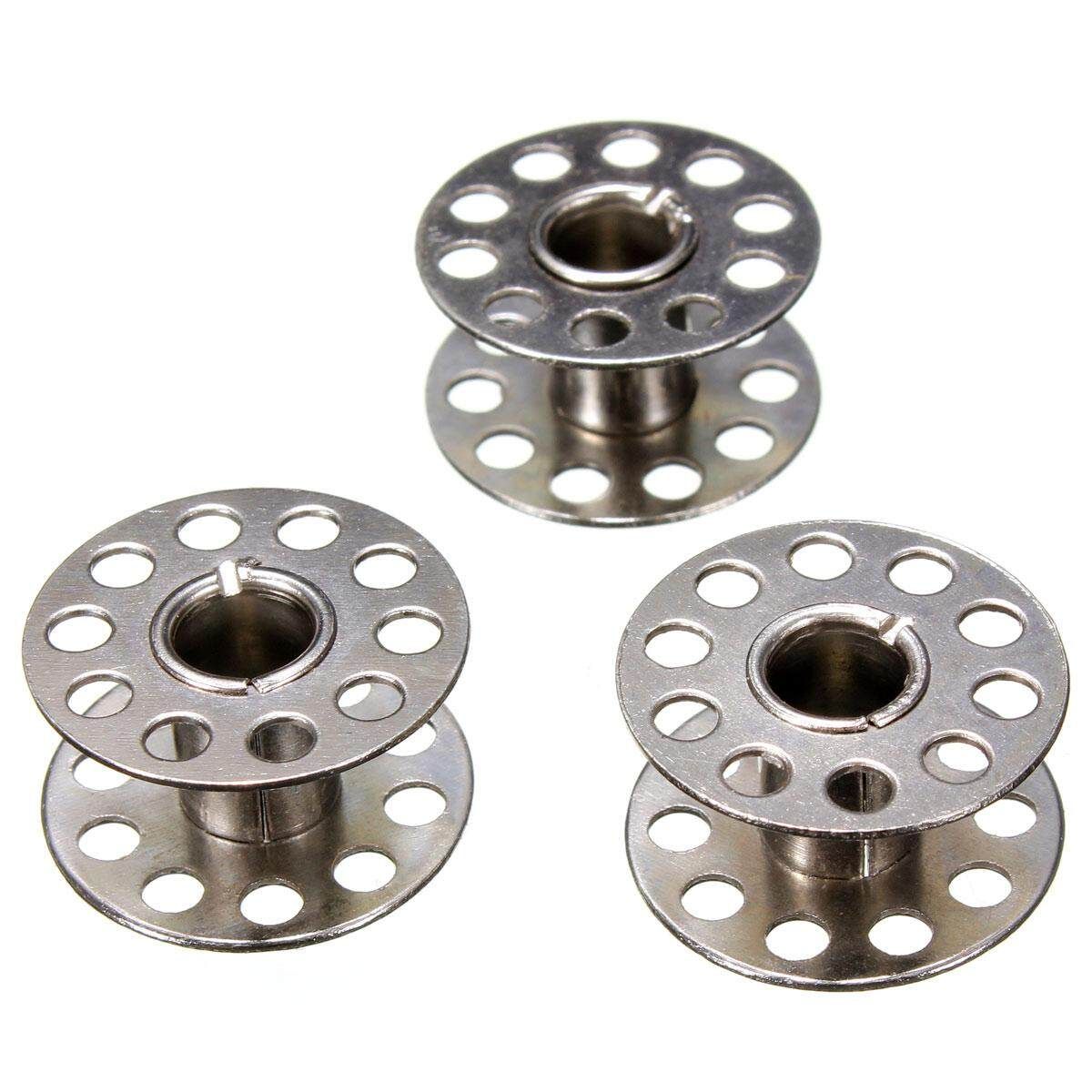 100pcs Metal Bobbins Coil Former For Home Sewing Machine