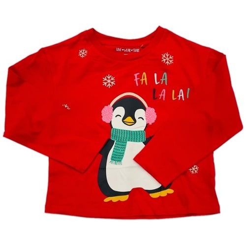 Xmas Penguin Longsleeve Top