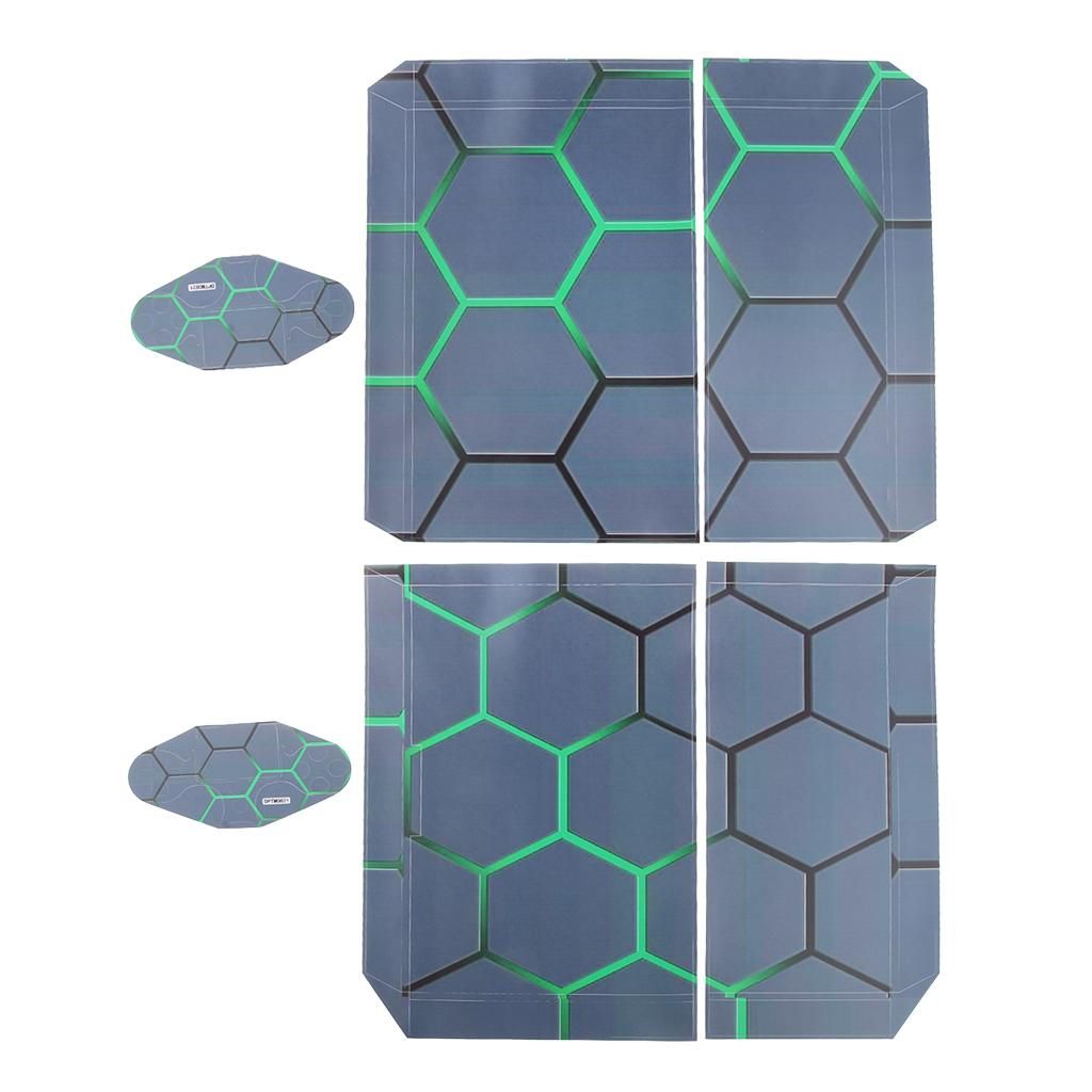 Skin Sticker For PS4  4 Console And 2 Controller Geometric