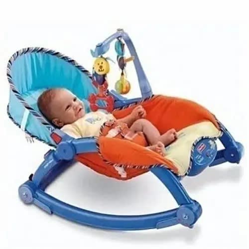 Toddler Portable Rocker With Bouncer Chair - Music Swing Toys
