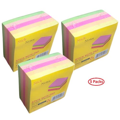 Sticky Note Pad - 400Sheet X 3Pcs