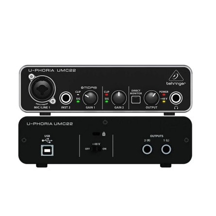 U-phoria Umc22 USB Audio Interface