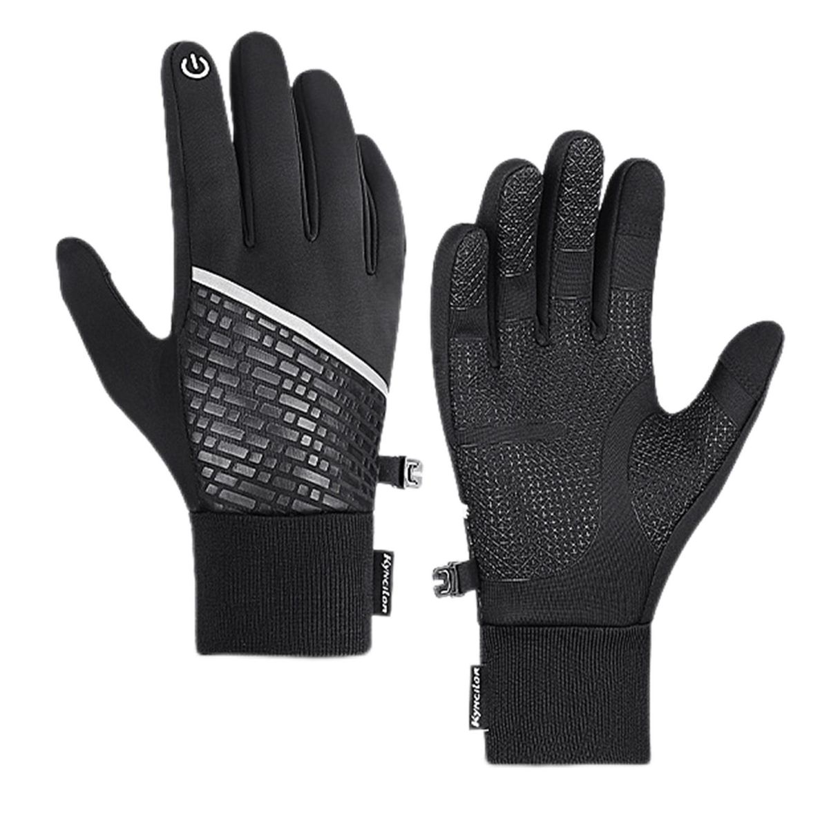 1 Pair Sports Winter Warm Running Sports Black