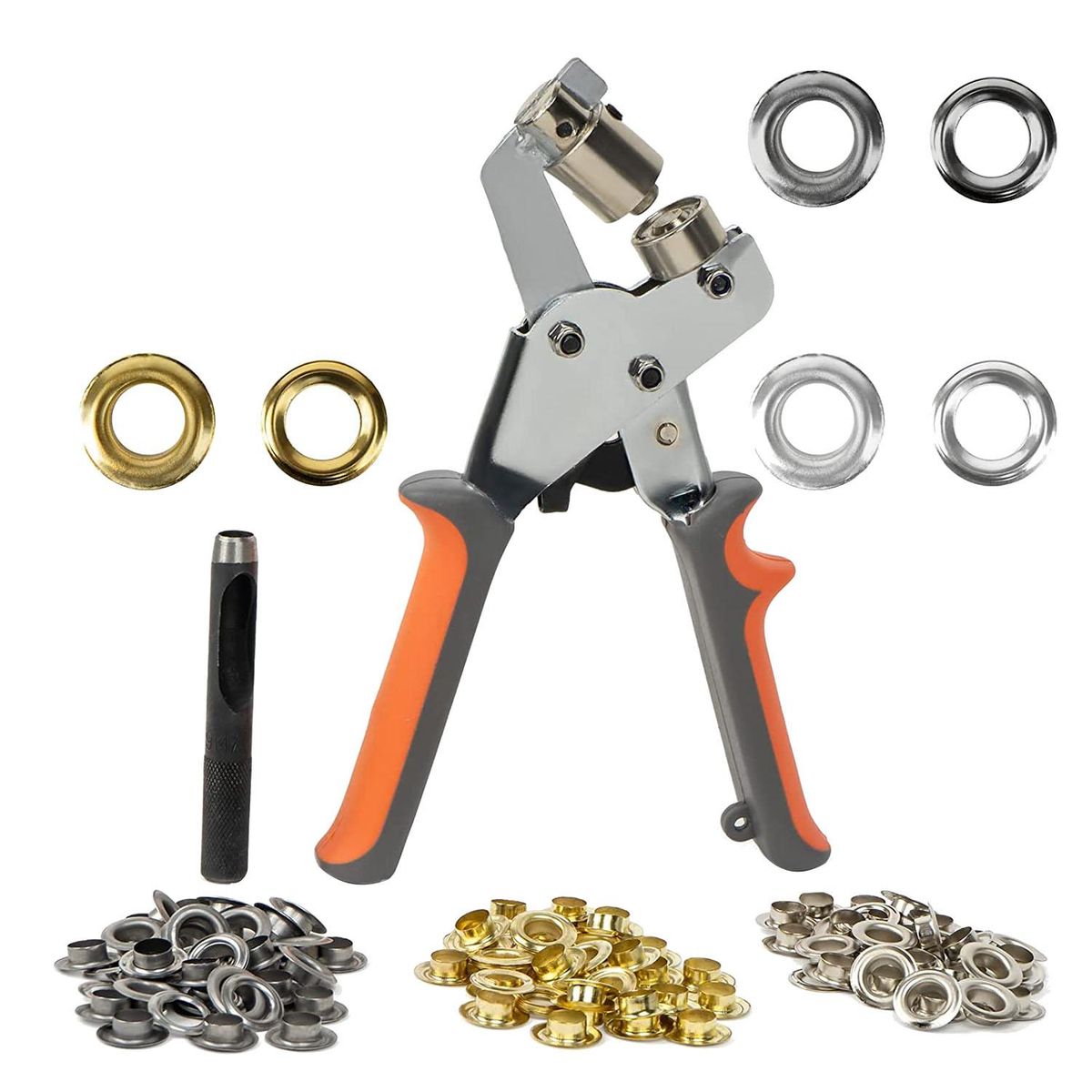 Grommet Tool Kit with 10mm Eyelets Manual Machine Press