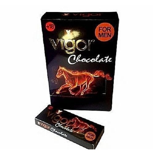 Vigor Chocolate For Men Libido Boosting Bars - Dozen Of 12