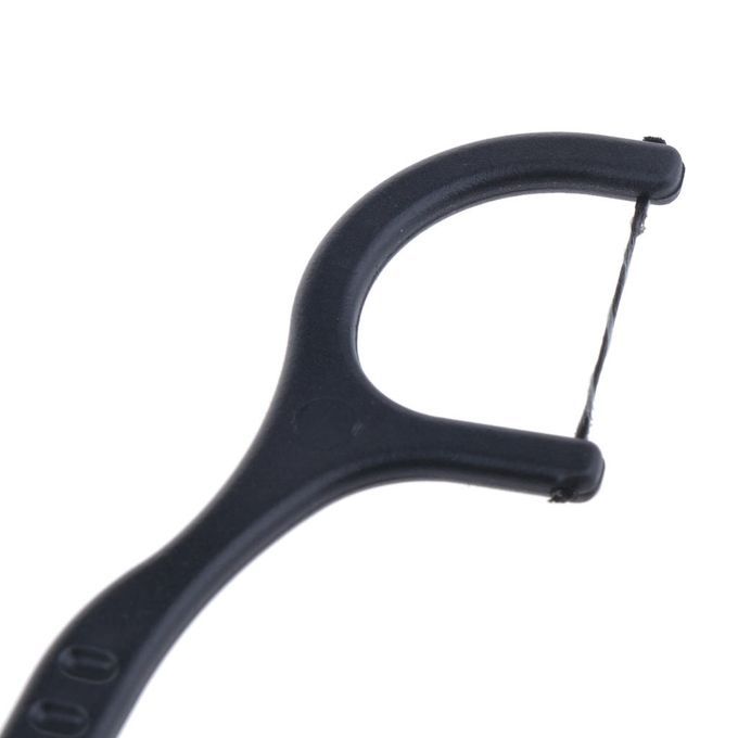 50X Bamboo  Dental Clean Floss Pick Toothpicks Teeth Cleaning