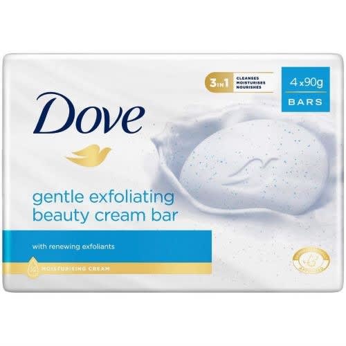 Dove Gentle Exfoliating 4 In1 Bar 100g X 4