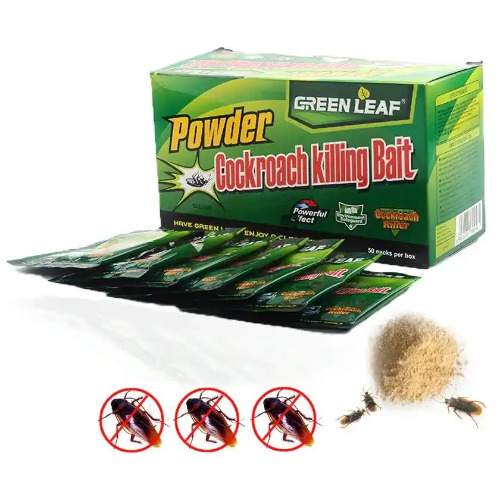 Green Leaf Killing Bait Insecticide Powder - 5g X 50 Sachets - 250g