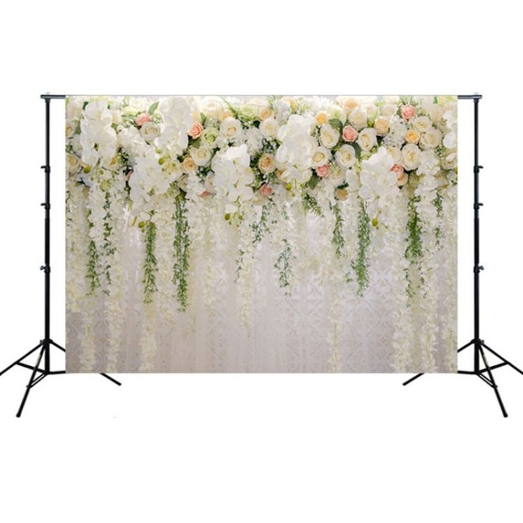 2.1m X 1.5m Flower Wall Wedding Party Background Cloth