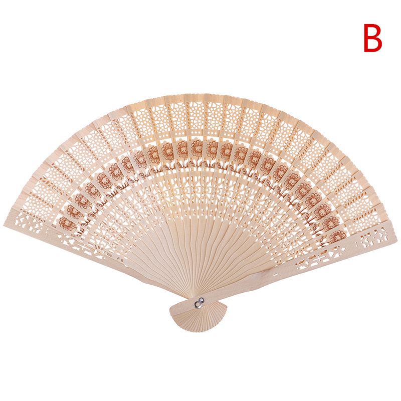 Decoracion Original Folding Decor Wooden Japanese Chinese Bamboo Fan Fan Fiestas 1PCS Pocket Flower Home Hand For