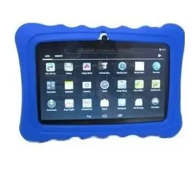 A37- Kid's Learning Tablet - 256GB ROM - 6GB RAM - Screen Guard - Blue Pouch